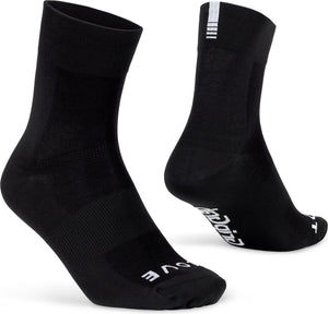 Gripgrab - lightweight sl performance zomer fietssokken 1 paar coolmax wielersport sokken regular cut - zwart - unisex 44-47