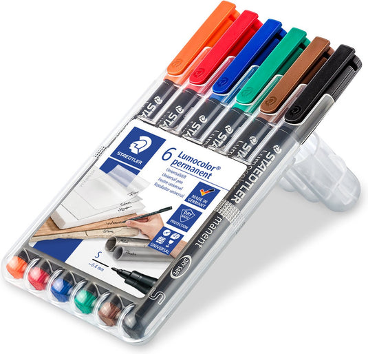 Staedtler lumocolor s permanent - box 6 st
