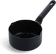 Bk easy induction steelpan 16cm - 1.5l - pfas-vrije antikleeflaag - steelpan inductie - keramische pan - ovenbestendig tot 160°c - koudgrepen - zonder deksel - zwart