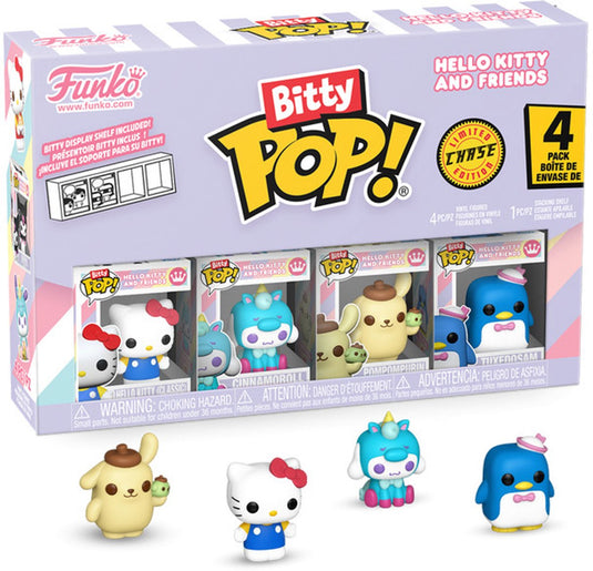 Funko bitty pop! - hello kitty and friends - hello kitty (classic) cinnamoroll pompompurin random chase