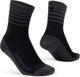 Gripgrab - merino-lined waterproof winter fietssokken gevoerd met merinowol - zwart - unisex - maat s