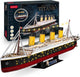 Cubic fun 3d puzzel titanic met led verlichting - 266st.