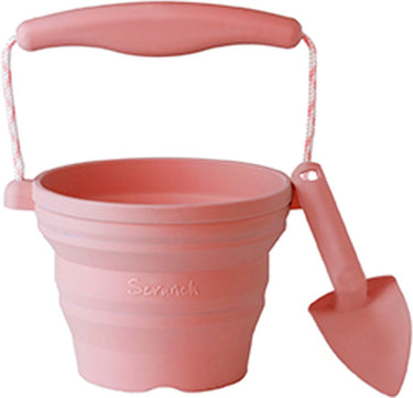 Scrunch speelgoedemmer - roze - opvouwbaar - recycleerbaar