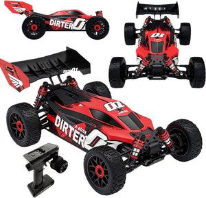 Overmax x-atrox rc auto 4x4 – stadium truck 1:14 – tot 50 km u – rtr ready to run – li-po 7,4v 1800 mah – aluminium chassis – hydraulische schokdempers – bereik 100 m – rc550 motor – offroad radiografische auto