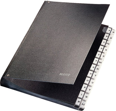Leitz bureaumap - a-z tabs - zwart