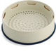 Greenpan steamy 24cm - siliconen - stoommandje - crème