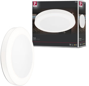 Paulmann led-plafondlamp circula schemersensor schemergestuurde bewegingsmelder (ir) zeewater bestendig ip44 rond 320 mm 3000k 14w 880lm 230v wit kunststof