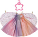 Baby born regenboog jurk - poppenkleding