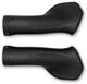 Acid grips travel comfort - fietshandgrepen - handvatten met anti-slipstructuur - met comfort curve voor meer gemak - ergonomische fietshandvatten - geschikt voor lange fietstochten - zwart - large