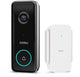 Aosu video doorbell ultra - 5mp hd video deurbel met base - 3 bewegingsdetectie - google alexa