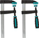 Wolfcraft - 2 schroefklemmen - 200 mm - 8646000
