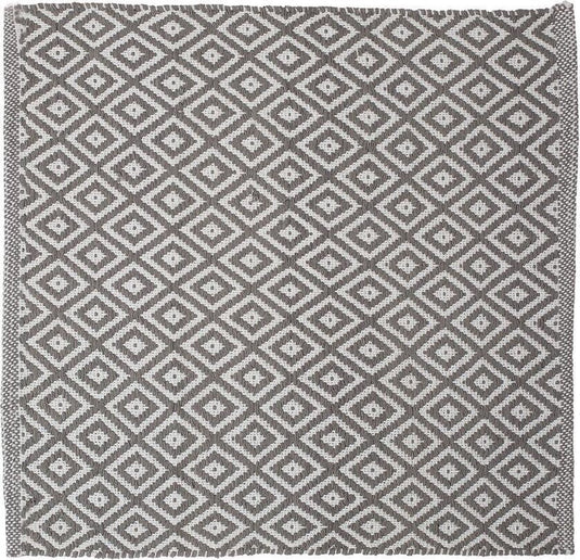 Sealskin - trellis badmat 60x60 cm - katoen - grijs