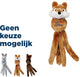 Kong wubba friend - hondenspeelgoed - assorti - m - 24,4 x 12,7 x 8,4 cm