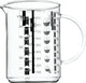 Wmf gourmet maatbeker - 1l - glas - hittebestendig - met schaalverdeling