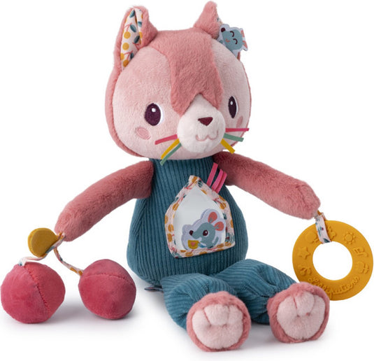 Lilliputiens - multi-activiteiten knuffel - jeanne de kat