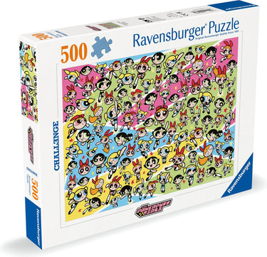 Ravensburger puzzel powerpuff girls - legpuzzel - 500 stukjes