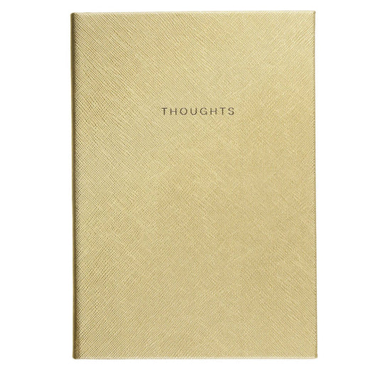 Eccolo notitieboek - gold saffiano - lijn - ca.15x20cm - ec-d447s