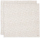 Jollein - hydrofiele doek large 115x115cm - inbakerdoek - zacht katoen - 2 stuks - bloomy