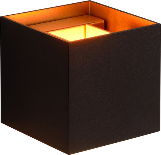 Lucide xio - wandlamp - led dimbaar - g9 - 1x4w 2700k - verstelbare stralingshoek - zwart