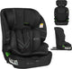 Lionelo autostoel met isofix – 1.5 tot 12 jaar (76-150 cm 9 - 36 kg groep 1 2 3) – nieuwste norm – groeit mee – breed zit- en rugdeel – 10-standen hoofdsteun – wasbare hoes – 5 punts gordel – autostoeltje voor baby, kind, peuter – levi fix i-size