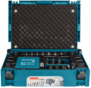 Makita b-53908 boor- en schroefbitset 62-delig in mbox