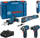 Bosch professional accu combiset 5-delig 12v 3x 2.0ah in xl-boxx - 0615990n1d