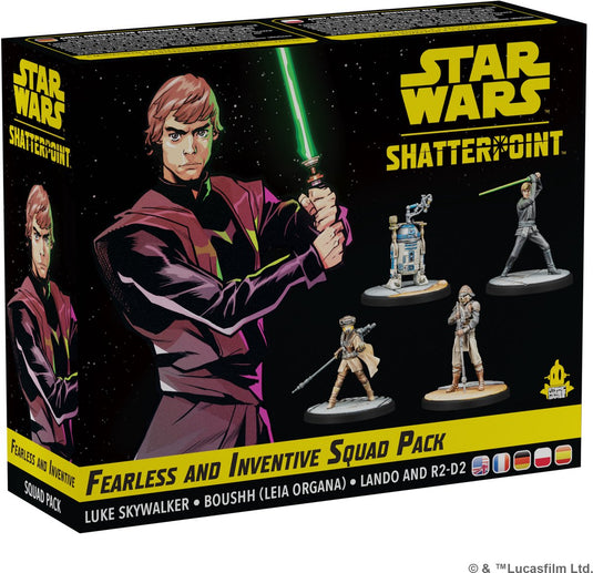Atomic mass games star wars shatterpoint fearless and inventive squad pack - en fr de pl es