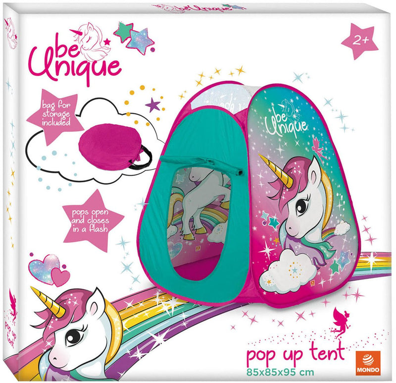 Load image into Gallery viewer, Mondo pop-up speelhuistent eenhoorn voor kinderen - unicorn tent.
