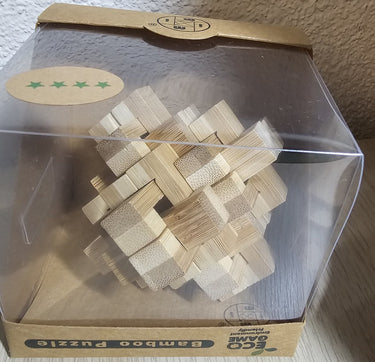 Philos vervloekte knoop puzzel, bamboe