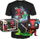 Funko pop! marvel deadpool: set figure and tee - deadpool mermaid exclusive maat l