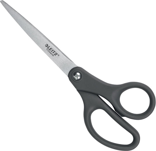 Leitz 54210089 buro- knutselschaar kantoorschaar rechte knip grijs | gesatineerd staal