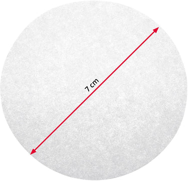 Westmark burgerpapier, 100 stuks, antiaanbak scheidingspapier voor perfecte hamburgers, ø: 7 cm, papier, mini, wit, 62392270