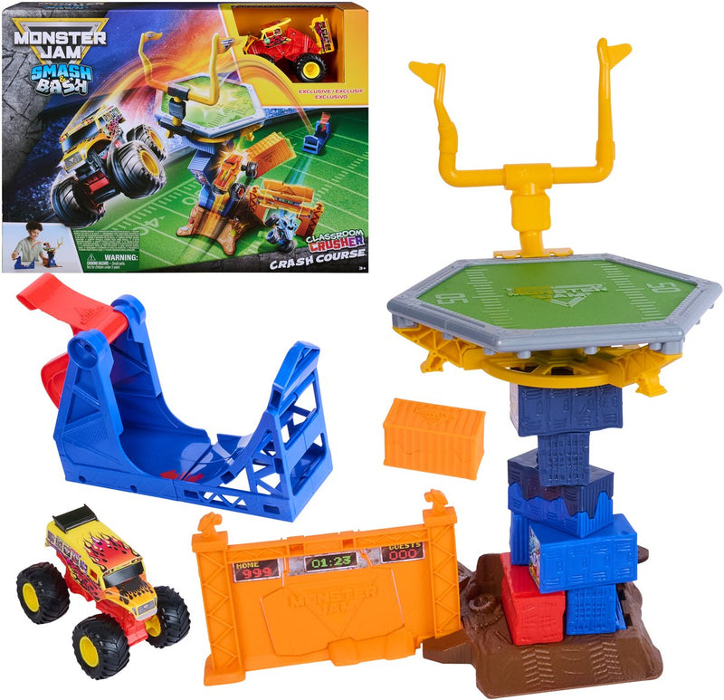 Load image into Gallery viewer, Monster jam spin master speelgoed crash course set met monstertruck 1:64.

