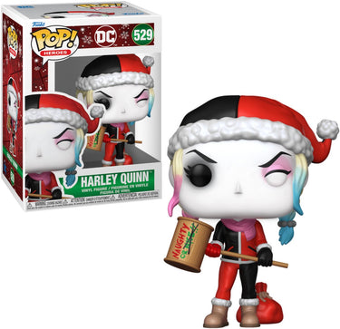 Funko harley quinn harley (holiday) vinylfiguur 529 pop! meerkleurig