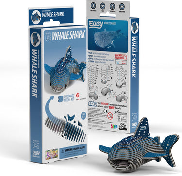Eugy 3d puzzel - walvishaai - zeedieren - duurzaam - verzamel ze allemaal - 6 jaar