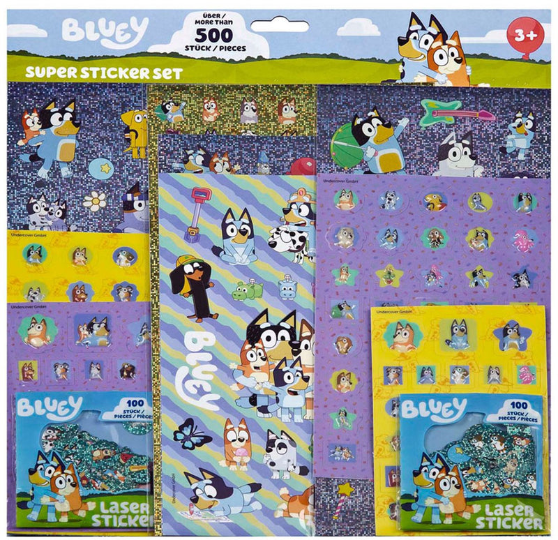 Load image into Gallery viewer, Bluey super sticker set - 500+st.
