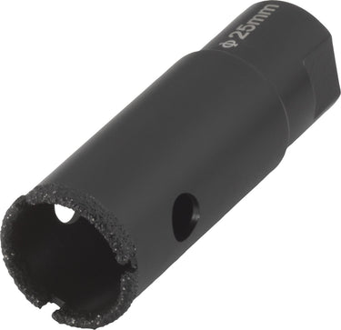 Wolfcraft - diamantboor 25mm voor haakse slijper - tegelboor 25 mm - diamant gatenzaag - 5942000