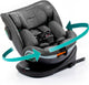 Babyauto xperta i-size autostoel - 360° met isofix - 40 tot 150cm - 0 tot 36kg - tot 12 jaar - kleur grijs