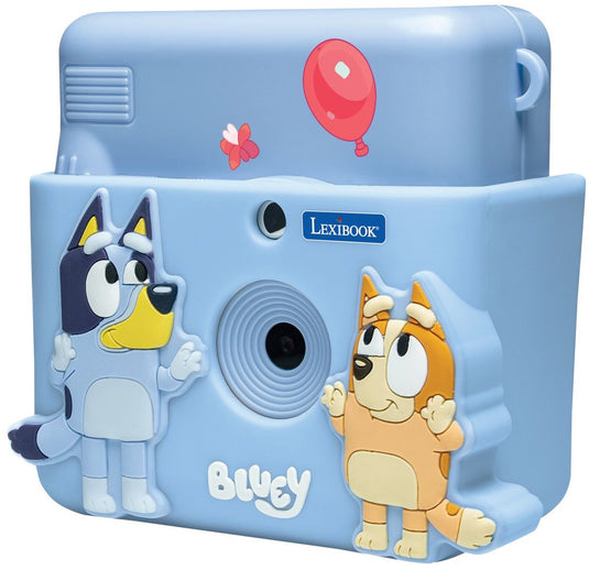 Lexibook starcam® afdruk, camerapakket met instantprinter, 4 papierrollen, nekband, 3d bluey siliconen hoesje en aanpassingsset