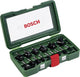Bosch houtfrezen - � 8 mm schacht - 15-delig - geschikt voor alle merken
