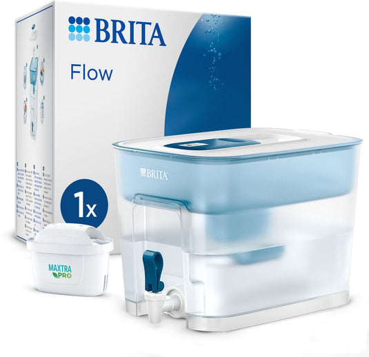 Brita maxtra pro waterfilterstation flow 8,2l basic blue 1051126