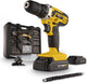 Powerplus accuboormachine powx00830 - schroefboormachine op batterij van 20 v voor hout en metaal - incl. batterij, lader en bits