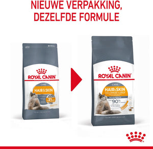 Royal canin hair skin care - kattenvoer - 2kg - huid en vacht
