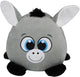 Eddy toys pluche ezel knuffel dier 40 cm - zachte knuffel ezel met grote ogen - knuffel speelgoed voor baby en kind - ezel knuffeldier grijs - knuffelbeest ezel voor jongens en meisjes