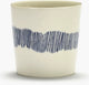 Serax - ottolenghi feast - koffiekop - wit blauw - 7 ø - 4 stuks