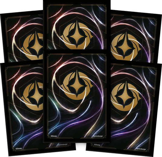 Disney lorcana tcg - lorcana classic logo 65 card sleeves