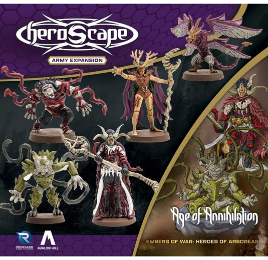 Renegade game studios heroscape: age of annihilation - heroes of aboreas - army expansion - uitbreiding - engels