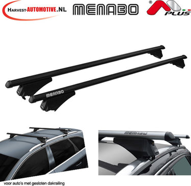 Menabo tiger xl zwart dragers 135cm