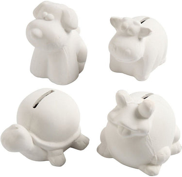 Creativ company https: www.cchobby.nl dierenspaarpot-h-7-10-cm-wit-4-stuk-1-doos