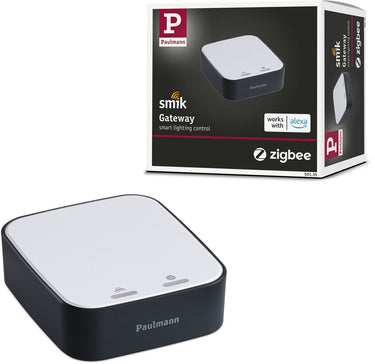 Paulmann smart home zigbee 3.0 gateway smik - wit antraciet - app spraakbesturing - voor zigbee verlichting